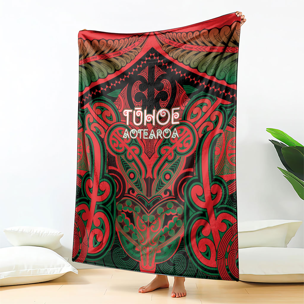 Aotearoa Iwi Tuhoe Blanket Maori Kowhaiwhai Pattern LT19 - Polynesian Pride