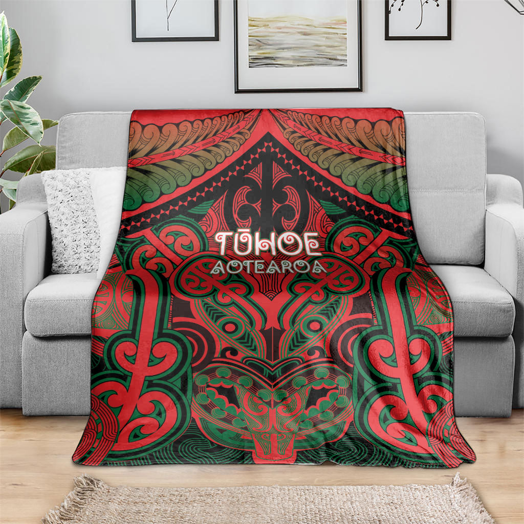 Aotearoa Iwi Tuhoe Blanket Maori Kowhaiwhai Pattern LT19 - Polynesian Pride