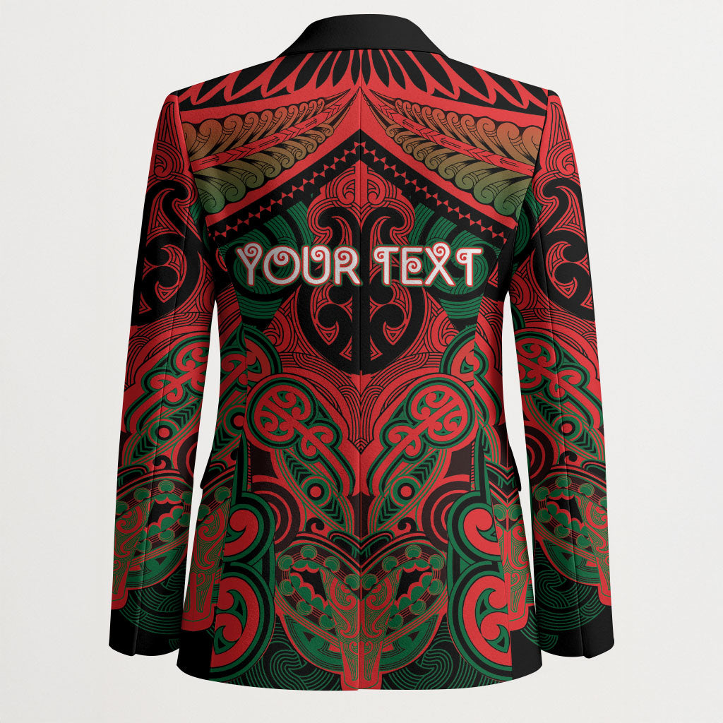 Aotearoa Iwi Tuhoe Personalised Blazer Maori Kowhaiwhai Pattern LT19 - Polynesian Pride