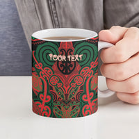 Aotearoa Iwi Tuhoe Personalised Ceramic Mug Maori Kowhaiwhai Pattern LT19 - Polynesian Pride