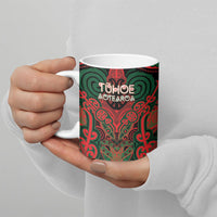 Aotearoa Iwi Tuhoe Personalised Ceramic Mug Maori Kowhaiwhai Pattern LT19 - Polynesian Pride