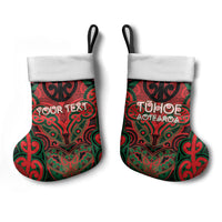 Aotearoa Iwi Tuhoe Personalised Christmas Stocking Maori Kowhaiwhai Pattern