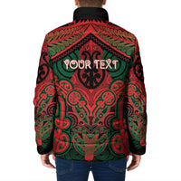 Aotearoa Iwi Tuhoe Personalised Padded Jacket Maori Kowhaiwhai Pattern LT19 - Polynesian Pride