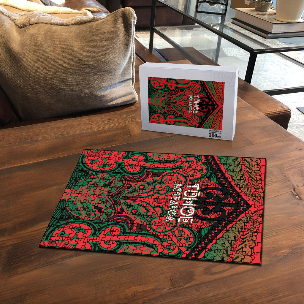 Aotearoa Iwi Tuhoe Puzzle Maori Kowhaiwhai Pattern LT19 - Polynesian Pride