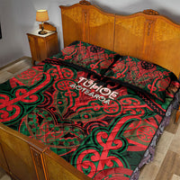 Aotearoa Iwi Tuhoe Quilt Bed Set Maori Kowhaiwhai Pattern LT19 - Polynesian Pride