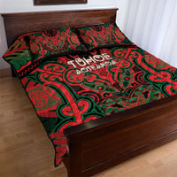 Aotearoa Iwi Tuhoe Quilt Bed Set Maori Kowhaiwhai Pattern LT19 - Polynesian Pride