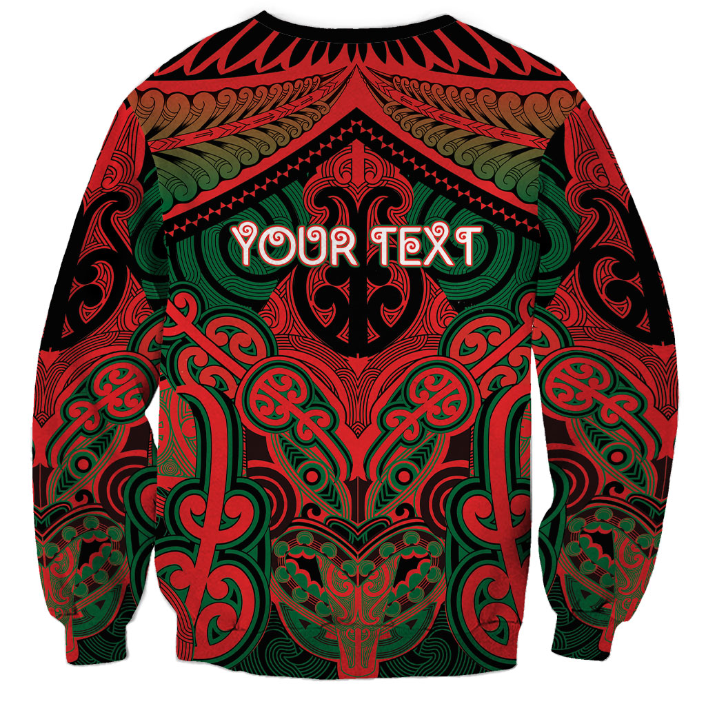 Aotearoa Iwi Tuhoe Personalised Sweatshirt Maori Kowhaiwhai Pattern LT19 - Polynesian Pride