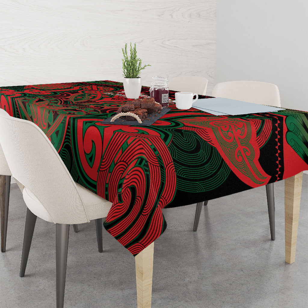 Aotearoa Iwi Tuhoe Tablecloth Maori Kowhaiwhai Pattern LT19 - Polynesian Pride