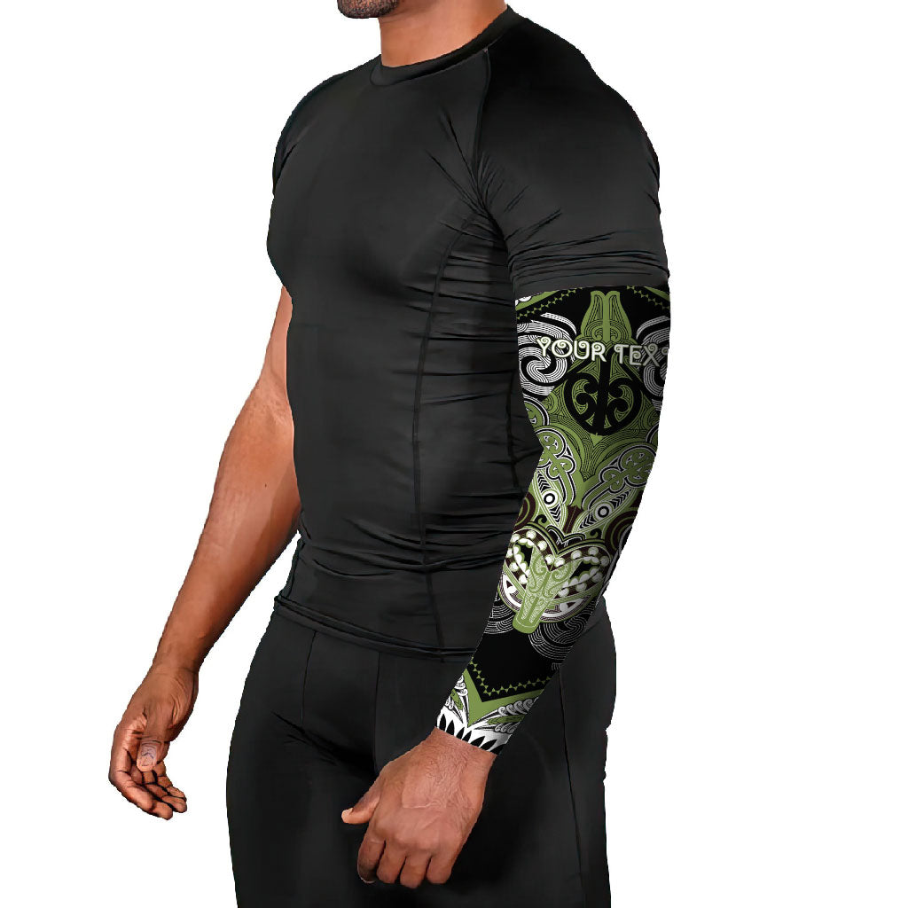 Aotearoa Iwi Whakatohea Personalised Arm Sleeves Maori Kowhaiwhai Pattern