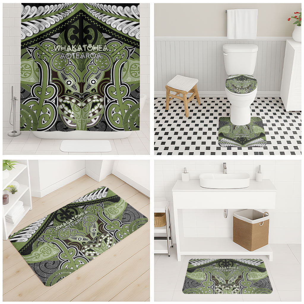 Aotearoa Iwi Whakatohea Bathroom Set Maori Kowhaiwhai Pattern LT19 - Polynesian Pride