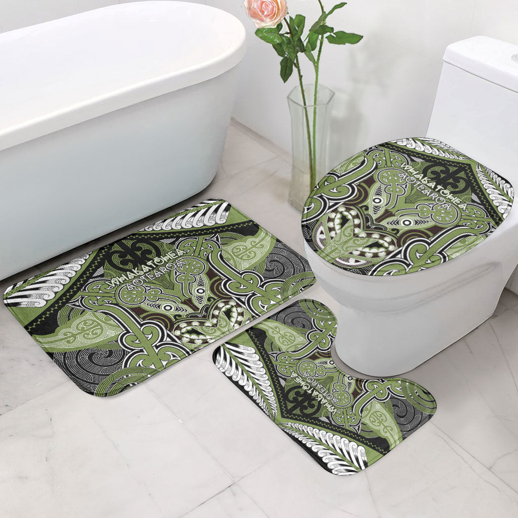 Aotearoa Iwi Whakatohea Bathroom Set Maori Kowhaiwhai Pattern LT19 - Polynesian Pride