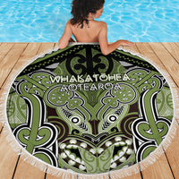 Aotearoa Iwi Whakatohea Beach Blanket Maori Kowhaiwhai Pattern LT19 - Polynesian Pride