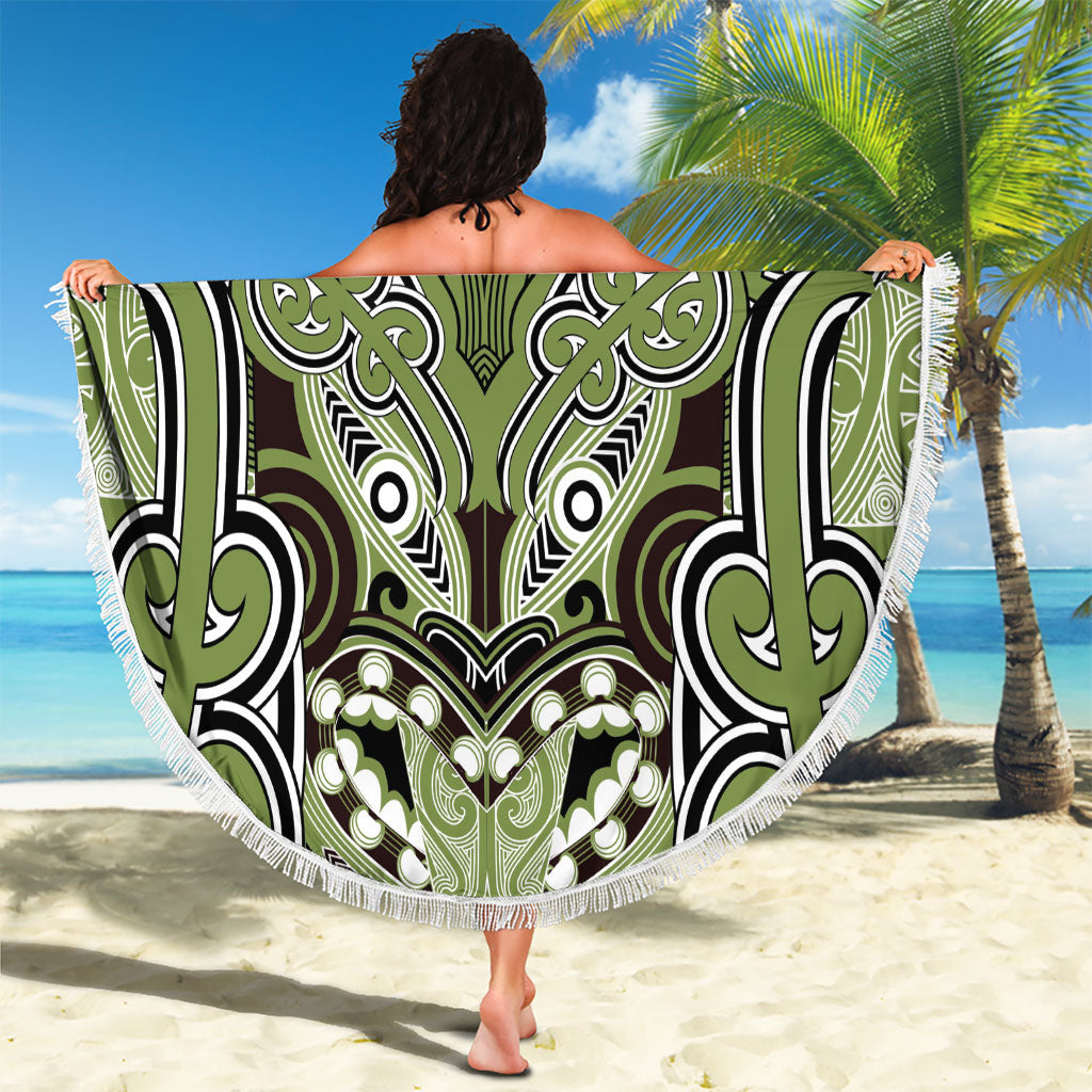 Aotearoa Iwi Whakatohea Beach Blanket Maori Kowhaiwhai Pattern LT19 - Polynesian Pride