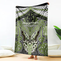 Aotearoa Iwi Whakatohea Blanket Maori Kowhaiwhai Pattern LT19 - Polynesian Pride