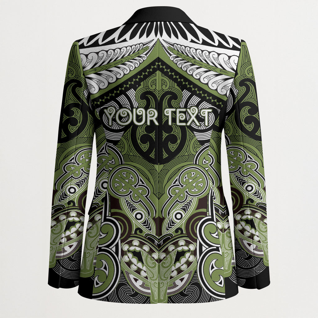 Aotearoa Iwi Whakatohea Personalised Blazer Maori Kowhaiwhai Pattern LT19 - Polynesian Pride