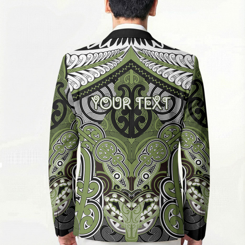 Aotearoa Iwi Whakatohea Personalised Blazer Maori Kowhaiwhai Pattern LT19 - Polynesian Pride