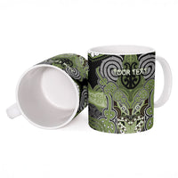 Aotearoa Iwi Whakatohea Personalised Ceramic Mug Maori Kowhaiwhai Pattern LT19 - Polynesian Pride