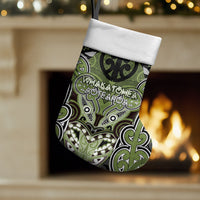 Aotearoa Iwi Whakatohea Personalised Christmas Stocking Maori Kowhaiwhai Pattern