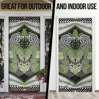 Aotearoa Iwi Whakatohea Personalised Door Cover Maori Kowhaiwhai Pattern