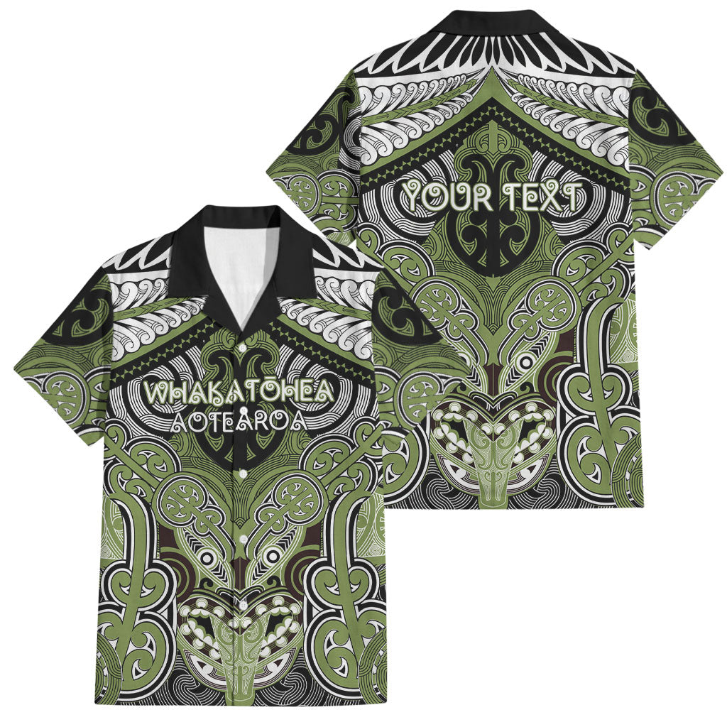 Aotearoa Iwi Whakatohea Personalised Family Matching Mermaid Dress and Hawaiian Shirt Maori Kowhaiwhai Pattern