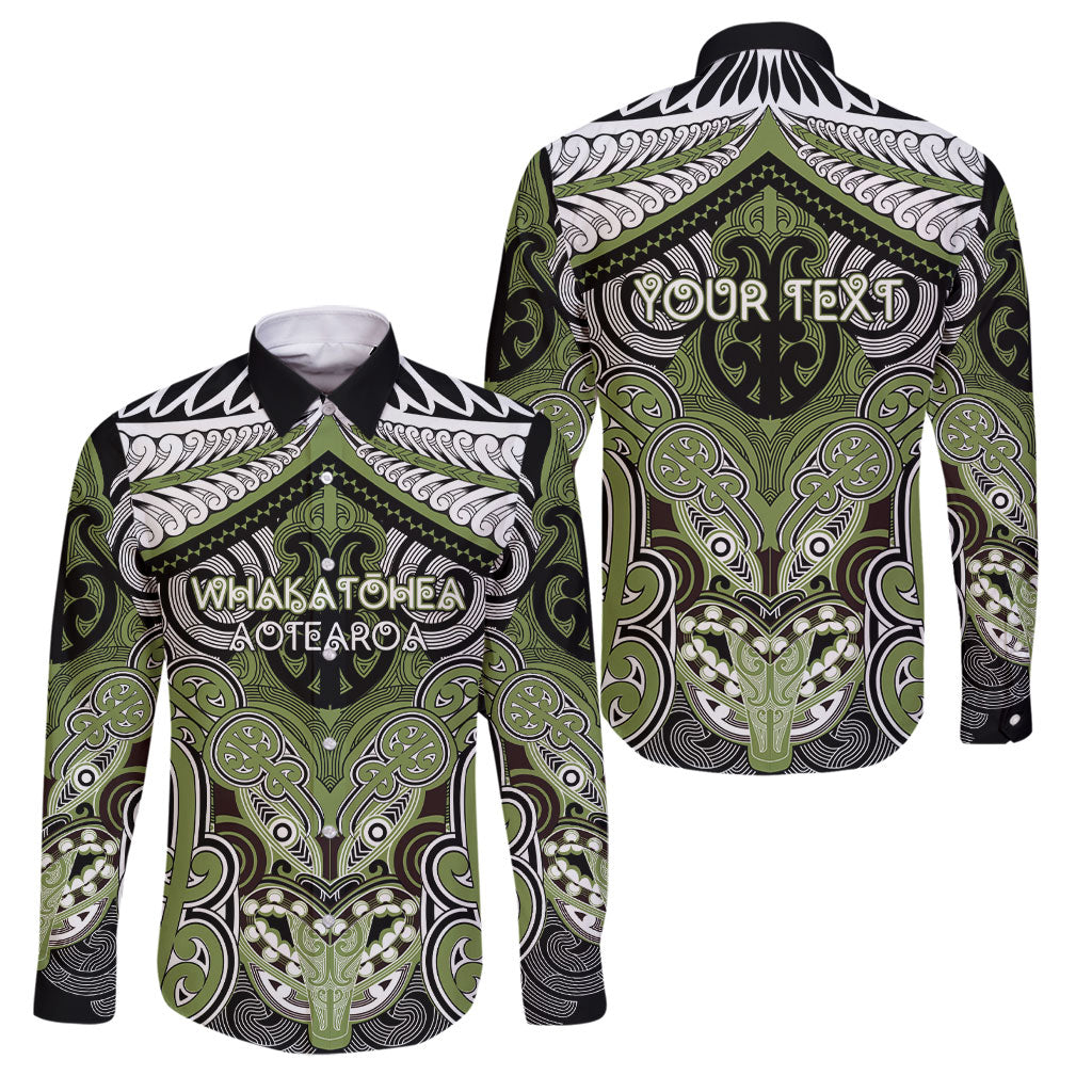 Aotearoa Iwi Whakatohea Personalised Family Matching Short Sleeve Bodycon Dress and Hawaiian Shirt Maori Kowhaiwhai Pattern
