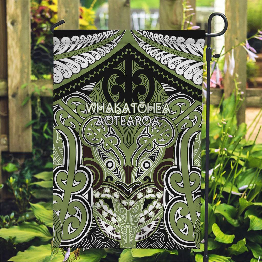 Aotearoa Iwi Whakatohea Garden Flag Maori Kowhaiwhai Pattern