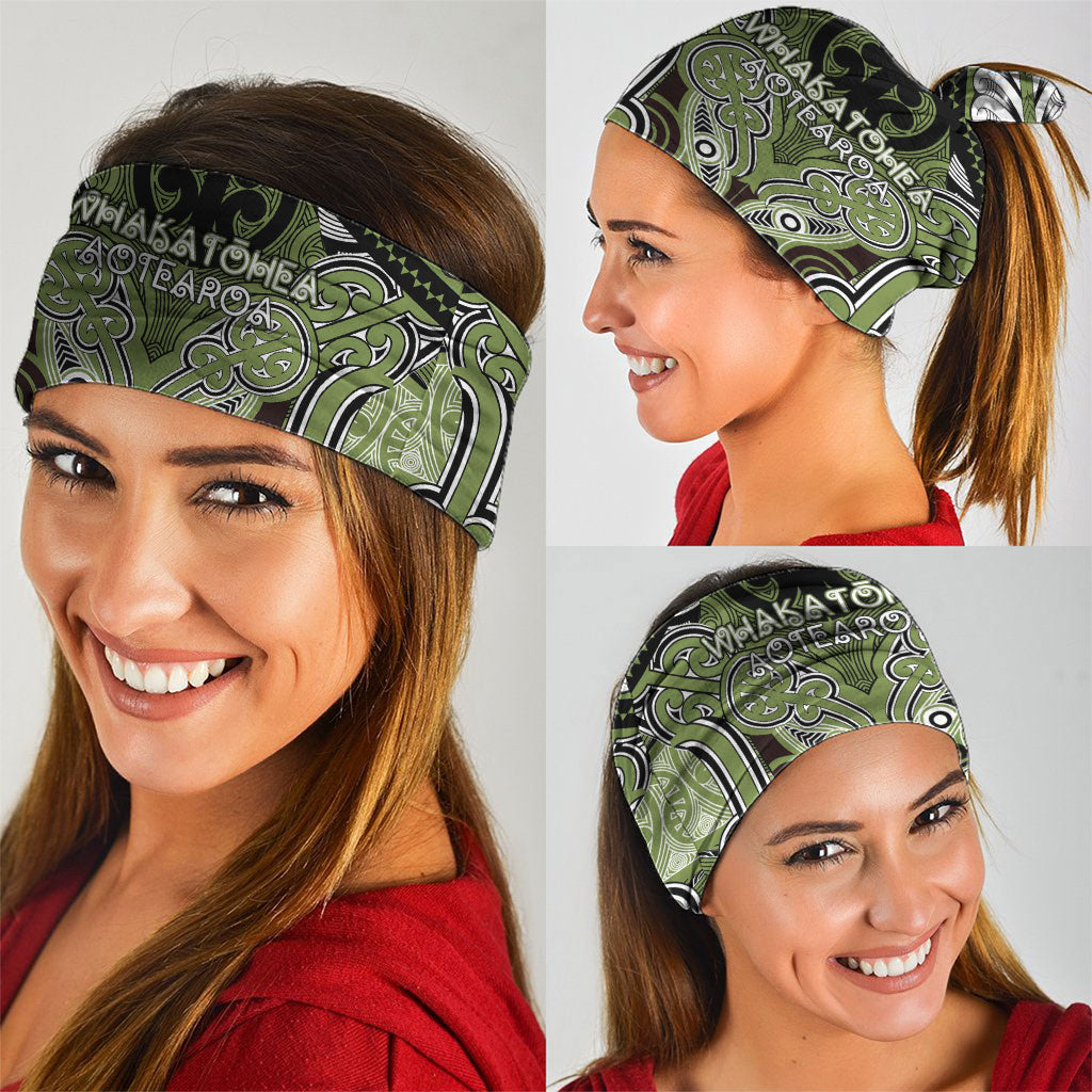 Aotearoa Iwi Whakatohea Neck Gaiter Maori Kowhaiwhai Pattern