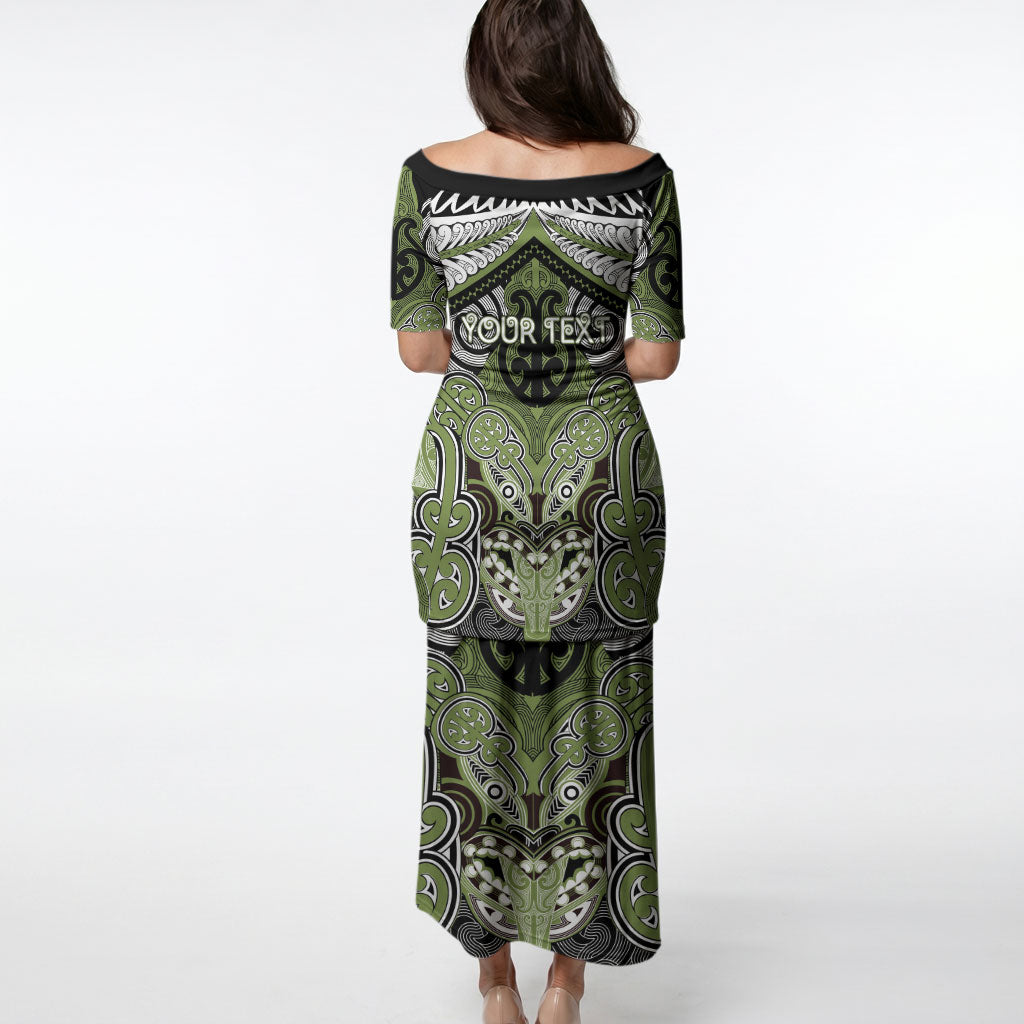 Aotearoa Iwi Whakatohea Personalised Puletasi Maori Kowhaiwhai Pattern