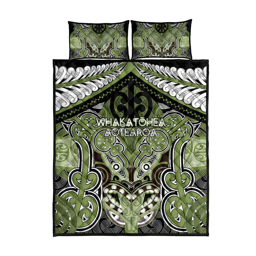Aotearoa Iwi Whakatohea Quilt Bed Set Maori Kowhaiwhai Pattern LT19 - Polynesian Pride
