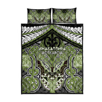 Aotearoa Iwi Whakatohea Quilt Bed Set Maori Kowhaiwhai Pattern LT19 - Polynesian Pride
