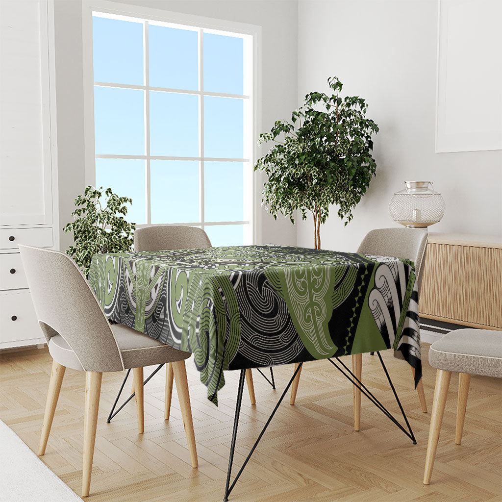 Aotearoa Iwi Whakatohea Tablecloth Maori Kowhaiwhai Pattern LT19 - Polynesian Pride