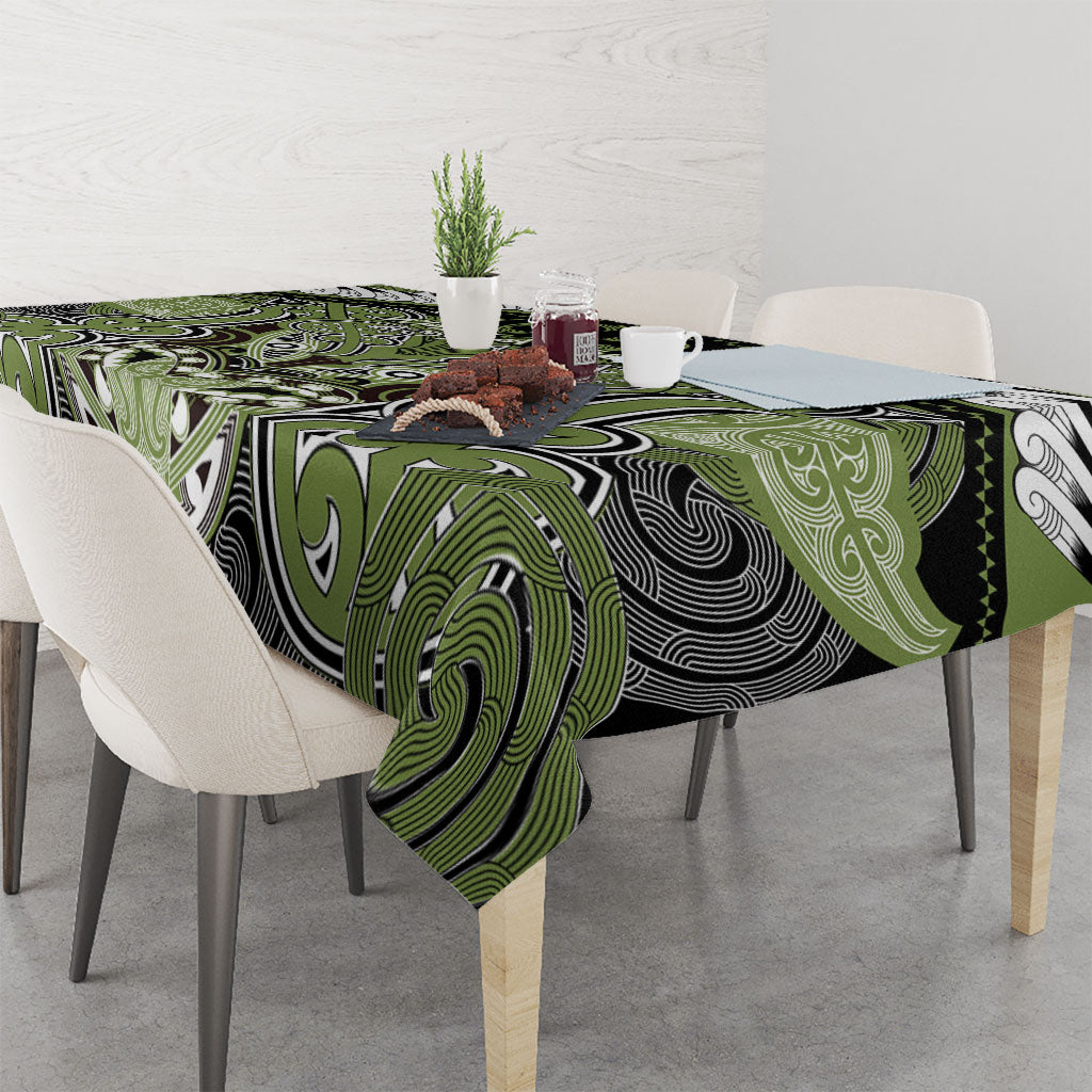 Aotearoa Iwi Whakatohea Tablecloth Maori Kowhaiwhai Pattern LT19 - Polynesian Pride