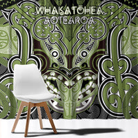 Aotearoa Iwi Whakatohea Window Curtain Maori Kowhaiwhai Pattern LT19 - Polynesian Pride