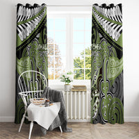 Aotearoa Iwi Whakatohea Window Curtain Maori Kowhaiwhai Pattern LT19 - Polynesian Pride