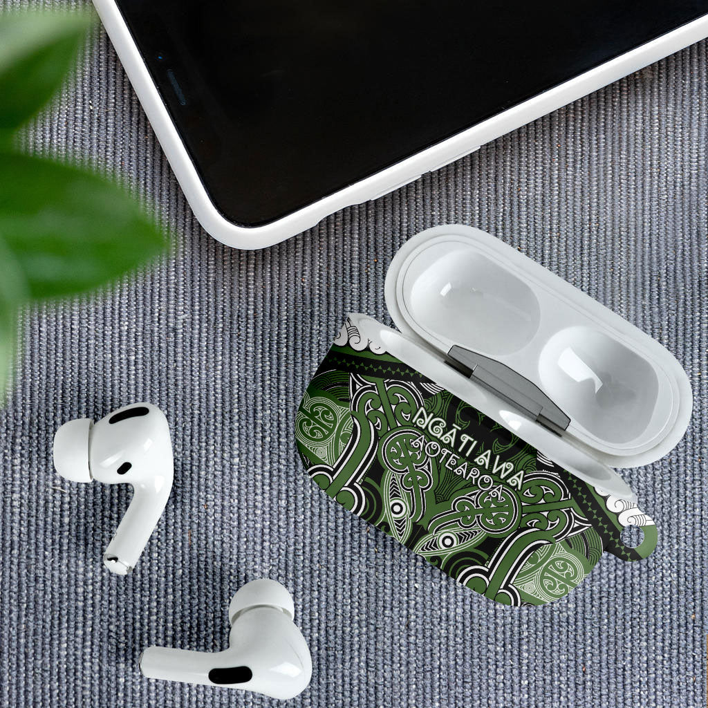 Aotearoa Iwi Ngati Awa AirPods Case Maori Kowhaiwhai Pattern