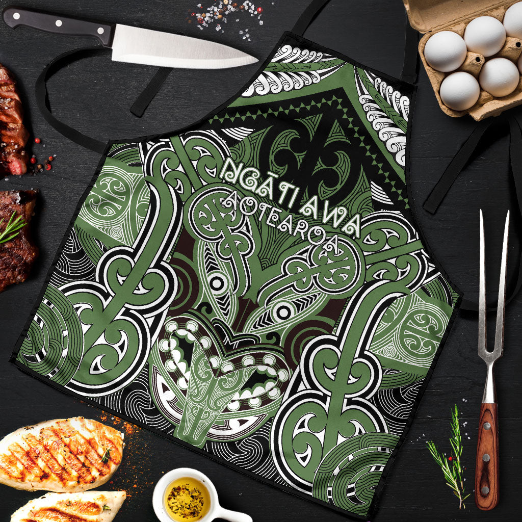 Aotearoa Iwi Ngati Awa Apron Maori Kowhaiwhai Pattern