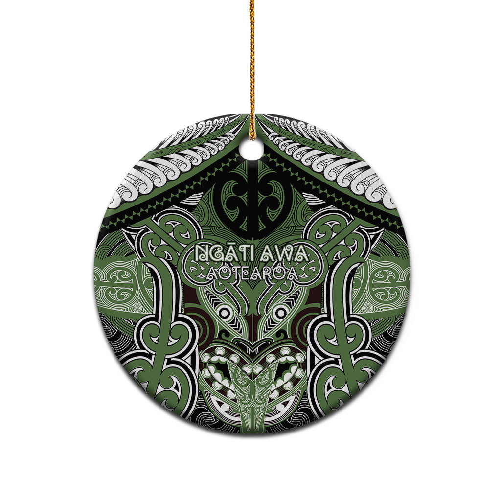Aotearoa Iwi Ngati Awa Personalised Ceramic Ornament Maori Kowhaiwhai Pattern