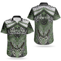 Aotearoa Iwi Ngati Awa Personalised Couples Matching Short Sleeve Bodycon Dress and Hawaiian Shirt Maori Kowhaiwhai Pattern