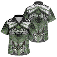 Aotearoa Iwi Ngati Awa Personalised Family Matching Off Shoulder Short Dress and Hawaiian Shirt Maori Kowhaiwhai Pattern