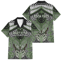 Aotearoa Iwi Ngati Awa Personalised Family Matching Puletasi and Hawaiian Shirt Maori Kowhaiwhai Pattern
