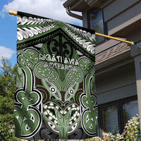 Aotearoa Iwi Ngati Awa Garden Flag Maori Kowhaiwhai Pattern
