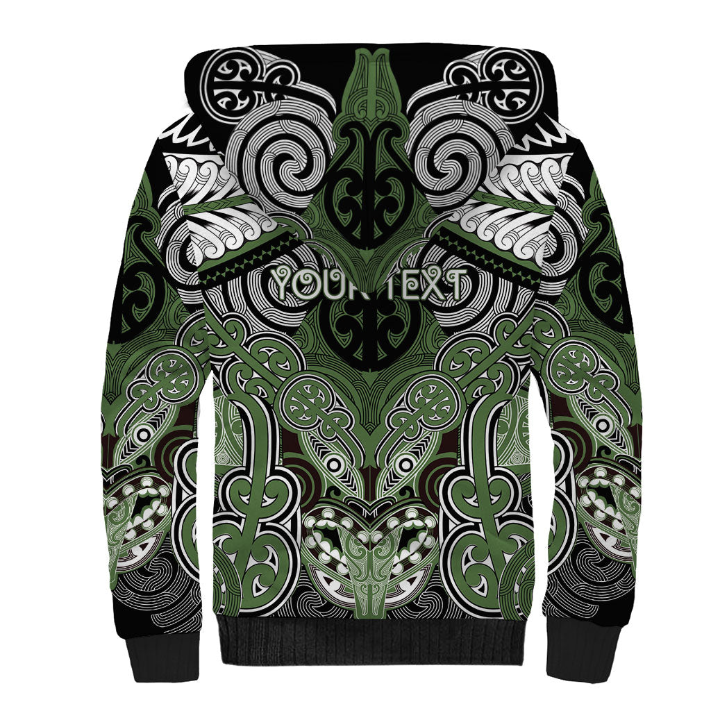 Aotearoa Iwi Ngati Awa Personalised Sherpa Hoodie Maori Kowhaiwhai Pattern