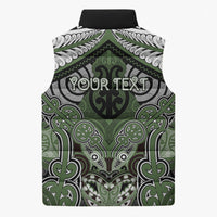 Aotearoa Iwi Ngati Awa Personalised Sleeveless Puffer Jacket Maori Kowhaiwhai Pattern