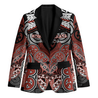 Aotearoa Iwi Rongowhakaata Personalised Blazer Maori Kowhaiwhai Pattern