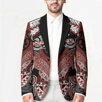 Aotearoa Iwi Rongowhakaata Personalised Blazer Maori Kowhaiwhai Pattern