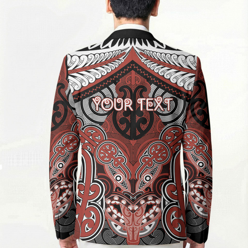 Aotearoa Iwi Rongowhakaata Personalised Blazer Maori Kowhaiwhai Pattern