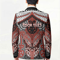 Aotearoa Iwi Rongowhakaata Personalised Blazer Maori Kowhaiwhai Pattern