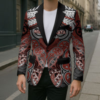 Aotearoa Iwi Rongowhakaata Personalised Blazer Maori Kowhaiwhai Pattern