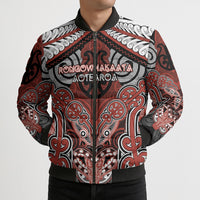 Aotearoa Iwi Rongowhakaata Personalised Bomber Puffer Jacket Maori Kowhaiwhai Pattern