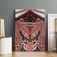 Aotearoa Iwi Rongowhakaata Canvas Wall Art Maori Kowhaiwhai Pattern